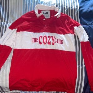 The Cozy Club Long Sleeve Polo